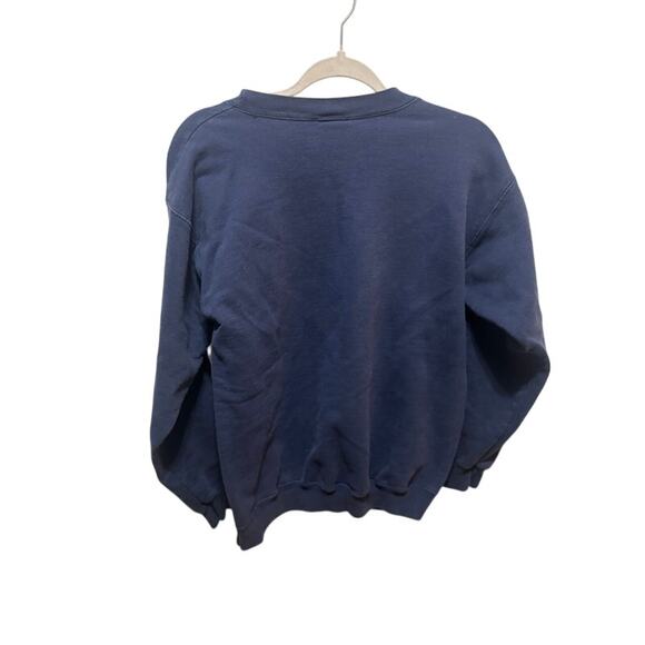 Yale University Crewneck Navy Blue White Ivysport College Men's Small Academia - Picture 5 of 6